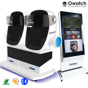 De Lujo experiencia VR 9D <span class=keywords><strong>cine</strong></span> robot blanco vista de 360 grados 9d <span class=keywords><strong>cine</strong></span> 2 asiento 9D VR con pie grande pantalla táctil - Product Image 6