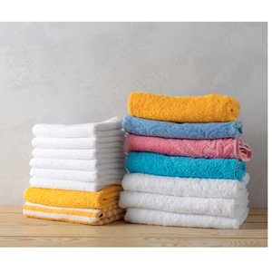 Ensemble de serviettes de bain de couleur unie 100% Serviette de bain OEM avec logo et design personnalisés pour la vente en gros en Inde - Product Image 3