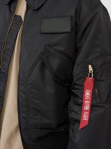 แจ็กเก็ตบอมเบอร์สำหรับผู้ชายเสื้อแจ็คเก็ตนักบินแบบคลาสสิกสำหรับ MA1 - Product Image 5