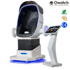 China fabricante <span class=keywords><strong>de</strong></span> atracciones Realidad Virtual 1 asientos 9d vr cine con 100 unids 360 grados películas dentro - Product Image 5