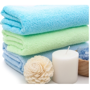 Patrón de agua Toalla de baño de algodón puro Toalla de algodón de rizo Zero Twist Hermoso color y diseño Fabricante en India - Product Image 1