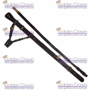 Cinturón Británico Sam Browne al por Mayor y Correa Cruzada con Hebilla de Cobre |   Proveedor de Cinturones Impermeables de Cuero Vacuno Hechos a Medida - Product Image 5