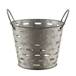 Cubo grande de oliva VINTAGE hecho a mano, Cubo de almacenamiento de tela, decoración para el hogar - Product Image 6