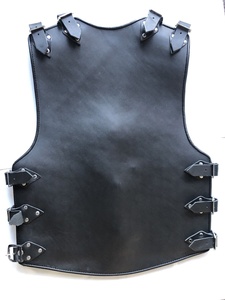 Chaleco de cuero genuino hecho a mano para motorista, hecho a mano, de cuero grueso de 3mm, SCG-0031 - Product Image 2