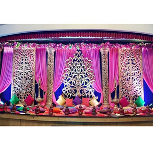 Espectaculares Marcos de Flores para Ceremonias de Mehndi, Maravillosas Decoraciones para Ceremonias de Mehndi, Diseño de Escenario para Sangeet Maharani en Australia - Product Image 1