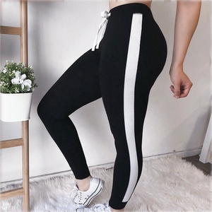 Señoras sin costuras algodón transpirable único nuevas mujeres de cintura alta Yoga deporte Leggings correr gimnasio estiramiento deportes pantalones largos - Product Image 2