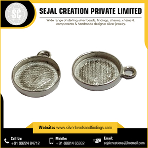 Vente en gros pendentif en argent sterling 925 avec motif numérique réglage de bijoux indiens pour collection de breloques - Product Image 4