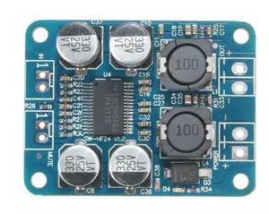 Taidacent Stereo Class D Digital Amplifier Board PBTL Single Channel Module 60W 24V DC Audio Amplifier TPA3118