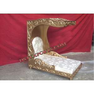 Doli เจ้าสาวอินเดียแต่งงานสีทองแกะสลัก Doli ล่าสุดเปิด Dulhan Doli - Product Image 6