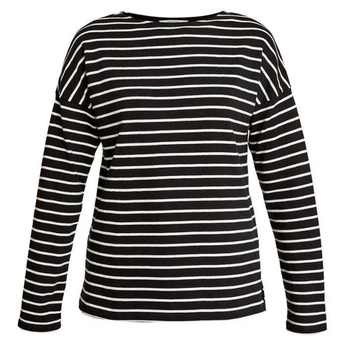 Navy Breton Stripe Top