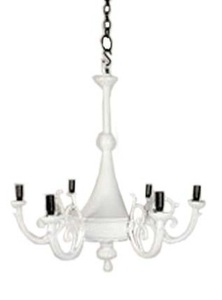 Plafonnier suspendu en métal SIX éclairages, lustre décoratif moderne - Product Image 6