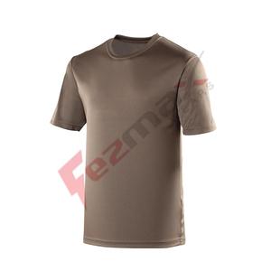 Camiseta de manga corta con cuello redondo para hombre de la mejor calidad, camiseta transpirable de talla grande, diseño en blanco de tela - Product Image 3