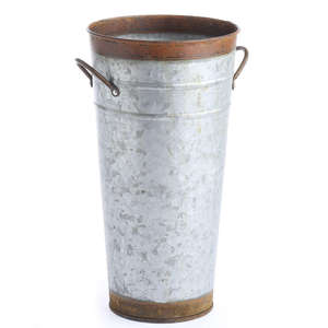 SEAU FRANÇAIS DE BONNE QUALITÉ POUR MAISON ET JARDIN MODERNE SEAU EN FER DÉCORATIF DESIGN FAIT MAIN LONGUE DURÉE - Product Image 5