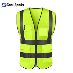 Chaleco reflectante de seguridad para construcción, ropa reflectante de alta visibilidad para trabajo - Product Image 2