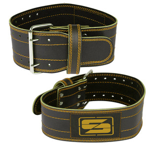 Cinturón de gimnasio unisex antideslizante de alta calidad personalizable, material de piel de vaca original, potencia de elevación de doble punta, colores personalizados, tamaños, logotipo - Product Image 4