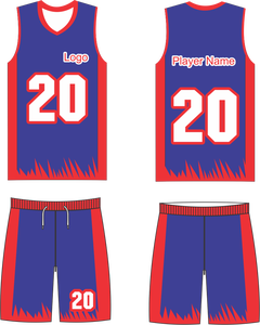 Uniforme de basket-ball ensemble sublimé personnalisé maillot et short pour jeune homme à séchage rapide respirant pour vêtements de sports d'équipe - Product Image 2