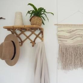 Natural Handmade Rattan Hooked up Coat <b>Hanger</b> - Product Image 3