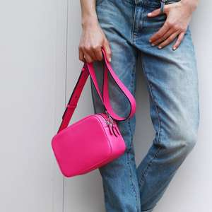 Ladies Custom Fashionable EVA Neoprene Waterproof Véritable Leather Camera Bag Women Features Zipper Hard DSLR Camera Pouch - Product Image 2