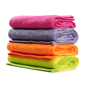 Juegos de toallas de baño multicolores para uso doméstico Toalla de baño de diseño llamativo a precio de fábrica Exportador en India - Product Image 1