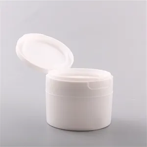 50g 80 100g PP tampa flip de Plástico boião de creme cosmético jar máscara para cuidados com a pele em guangzhou fornecedor