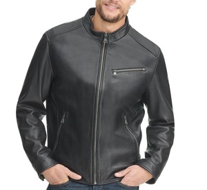 Veste de motard d'hiver pour hommes Vêtements de sport en cuir fabriqués avec un design coupe-vent et une doublure intérieure douce - Product Image 5