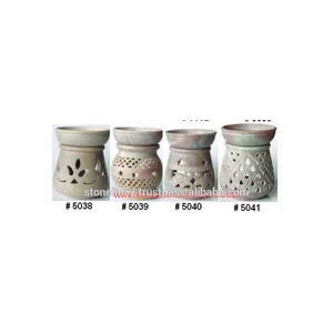 Soapstone Handmade Aroma Fragrance <b>Oil</b> <b>Burners</b> - Product Image 1