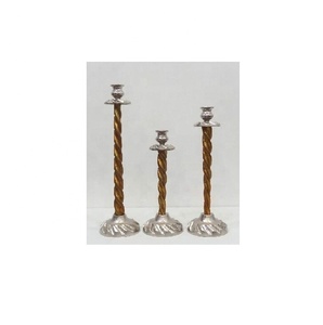 Porte-bougie en métal décoratif de qualité supérieure pour centre de table et décoration de mariage, porte-bougie de style américain - Product Image 2