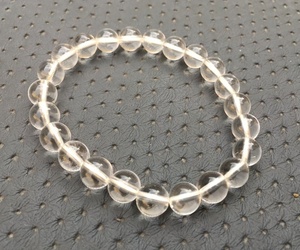 Smooth Round Beads Natural Clear Quartz Gemstone Handmade Stretch <b>Bracelet</b> <b>Adjustable</b> Wholesale Top Quality - Product Image 6
