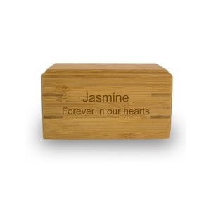 Vente en gros incinérateur gratuit fournitures de souvenirs faits à la main urnes funéraires en bois pour adultes hommes femmes - Product Image 3