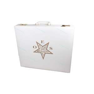 Eastern Star Oes Regalia White <b>Briefcase</b> - Product Image 6