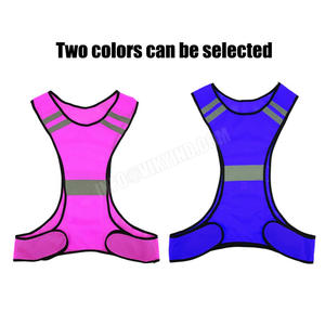 Gilet de sécurité réfléchissant haute visibilité Hotsale vêtements de sécurité de course de nuit taille réglable vêtements de travail uniformes vêtements - Product Image 4
