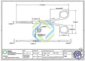 Pince manuelle en acier inoxydable chirurgical pour pansement nasal, instrument chirurgical certifié CE Classe I pour usage hospitalier - Product Image 4