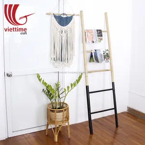 Vietnamita Único Bambu Decorativo Toalha Cremalheira Do Banheiro Escada Casa Venda Por Atacado