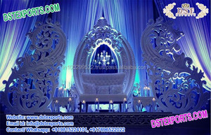 Modernista Exclusivo Boda Backstage Paneles Fibra Recepción Escenario Decoración para Fiestas y Recepciones - Product Image 4