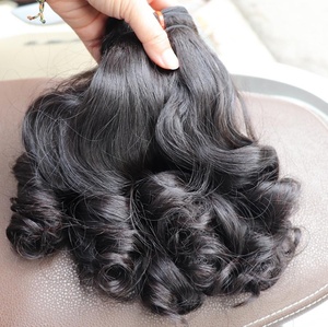 Proveedores al por mayor Funmi mágico ondulado vietnamita pelucas de pelo crudo 100% extensiones de cabello humano natural - Product Image 4