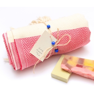 Serviette Fouta personnalisée en gros portable super doux bon marché élégant exportateur de serviette Fouta en Inde - Product Image 5