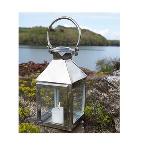 Élégante lanterne à bougie en verre métallique pour la maison, le bureau et le mariage Autres bougeoirs et lanternes pour la décoration - Product Image 6