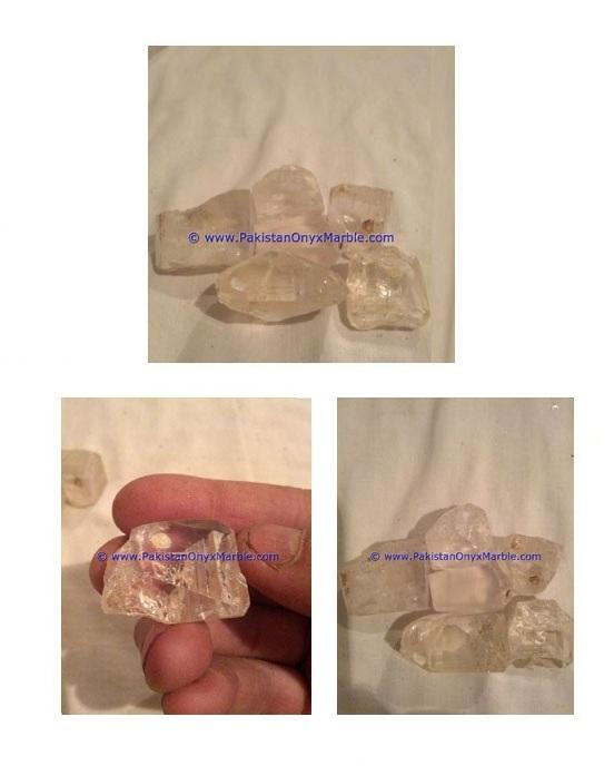 White Topaz Rough Natural Gemstones for Jewelry Making