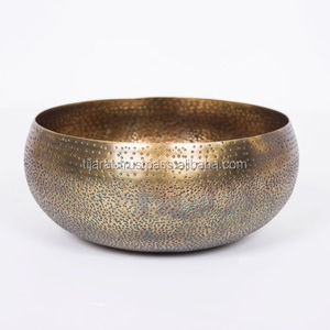 Cuenco de hojas decorativo, Bol de aluminio para frutas, el más vendido - Product Image 2
