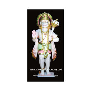 Estatua de mármol Hanuman de pie - Product Image 1