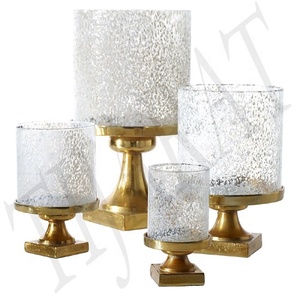 NOUVEL ARRIVAGE UNIQUE DESIGN BOUGEOIR EN ALUMINIUM MARIAGE OR BOUGEOIR MODERNE BOUGEOIR PILIER PORTE - Product Image 3