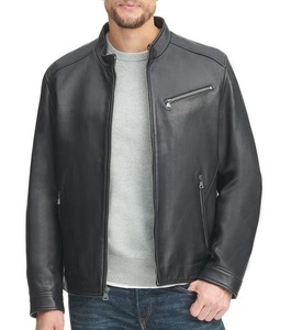 Veste de motard d'hiver pour hommes Vêtements de sport en cuir fabriqués avec un design coupe-vent et une doublure intérieure douce - Product Image 4