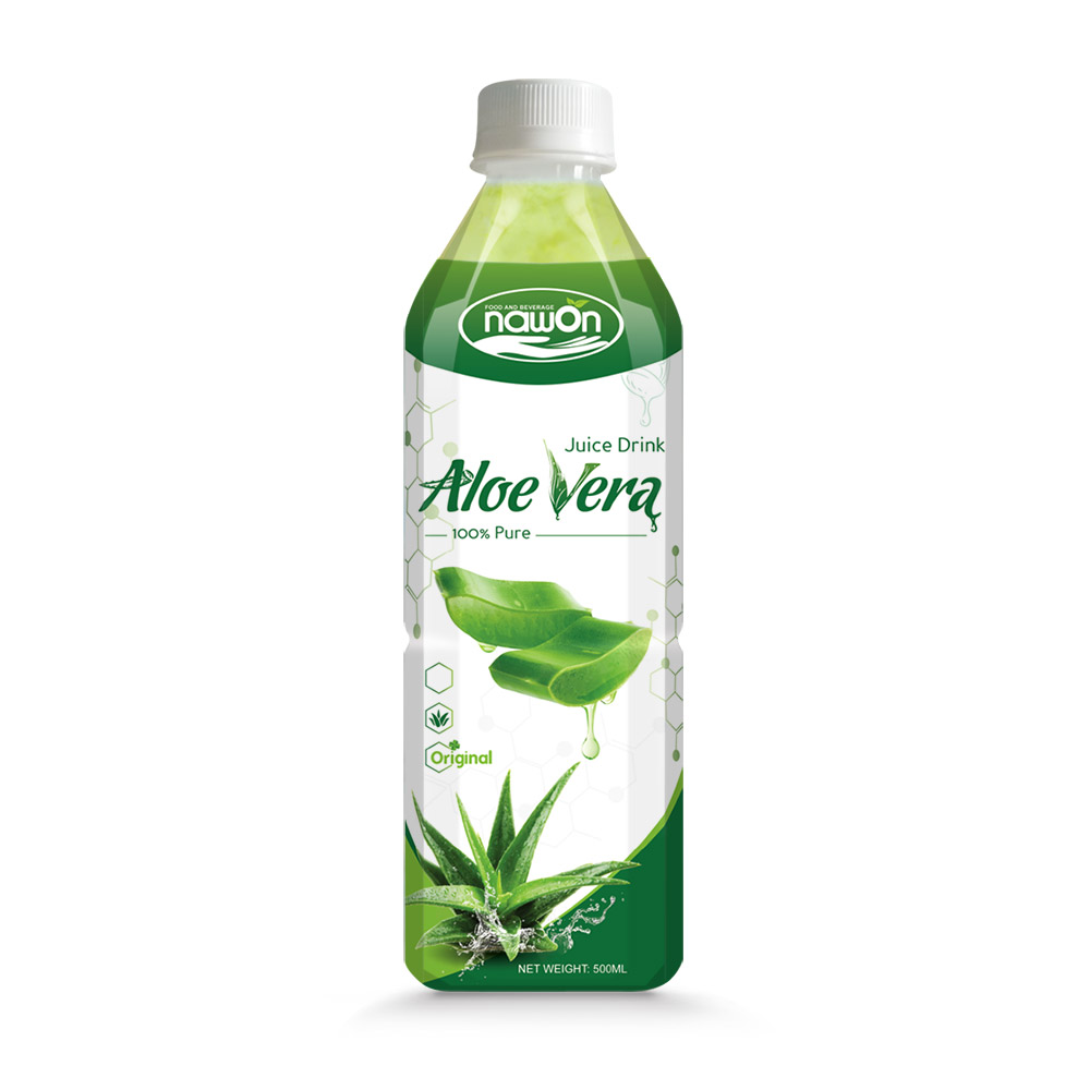 500ml NAWON Bottle 100% Pure Aloe vera juice Wholesale Price OEM ODM
