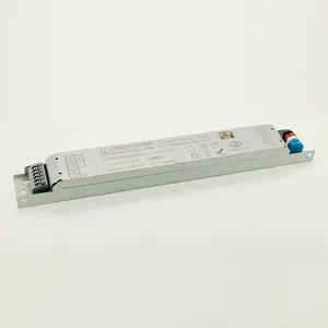 Постоянный ток 300 мА 24 Вт 0-10 В приглушаемый линейный светодиодный драйвер для светодиодных линейных светильников