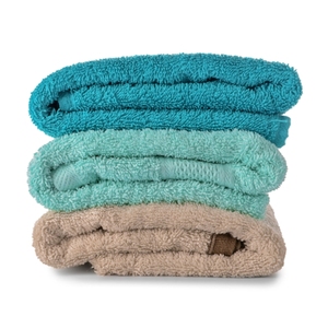 Serviettes de bain 100% coton tissées de couleur unie de style Dobby pour adultes, douces, à séchage rapide, écologiques et abordables - Product Image 3