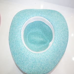 Sombrero de paja plegable vietnamita para mujer con decoración floral, superventas 2026, colores de Dragonex Vietnam, alta calidad - Product Image 3