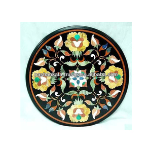 Plateaux de table basse en marbre Pietra Dura incrusté - Product Image 1