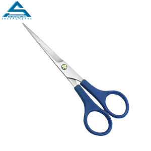 Fabrication en gros poignées en plastique de couleur personnalisée salon de coiffure ciseaux de barbier fabrication ciseaux de barbier - Product Image 1