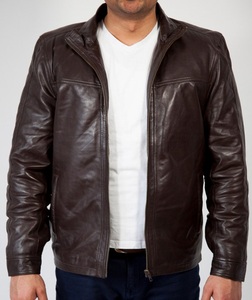 Veste en cuir pour homme Urban Edge conçue pour les coureurs de rue Design audacieux avec texture douce et confort prêt pour la route - Product Image 6
