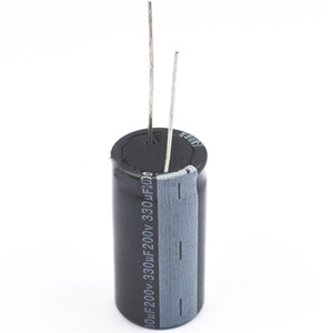 High quality and the lowest price 200 V 330 UF electrolytic power capacitor, 200 V 330 UF 15*35 (40) mm - Product Image 2